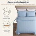 thumbnail image 4 of THD Winston - 3 Piece Full Queen Size Quilt Set, Lightweight Queen Bedspread Coverlet Set (Full/Queen, Light Blue), 4 of 8