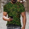 thumbnail image 2 of Men's Casual T Shirts for Man Camouflage T-Shirt Sports Fitness Short Sleeve Military Camo Crewneck Shirts, S-3XL, 2 of 7