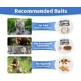 thumbnail image 4 of 24” Humane Animal Trap Live Animal Trap Cage for Squirrels Small Stray Cats Rabbits Groundhogs Moles Gophers and Chipmunks up to 5.5 lbs Galvanized Rustproof Live Animal Cage Trap$$Garden & Patio, 4 of 8