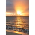 thumbnail image 2 of Millet, Karyn 23x32 Gold Ornate Wood Framed with Double Matting Museum Art Print Titled - Island Sunset III, 2 of 4