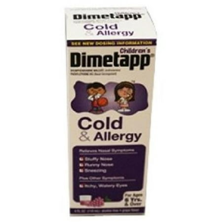 Product Of Dimetapp, Childrens Cold & Allergy Grape, Count 1 - Medicine Cold/Sinus/Allergy / Grab Varieties & (Best Medicine To Drain Sinuses)