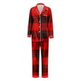 thumbnail image 2 of shqvo Christmas Family Pajamas Matching Sets 2-Piece Sleepwear Pjs for Couples Family Christmas Jammies Sleepwear Set Couples Matching Outfits Christmas, 2 of 6