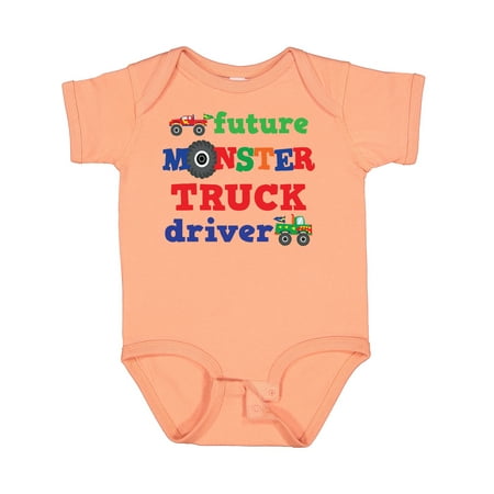 

Inktastic Monster Truck Future Driver Gift Baby Boy Bodysuit