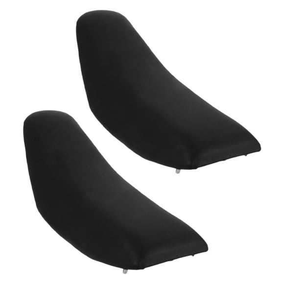 WRITWAA 2Pack ATV Cushion For Four Wheeler Back Seat Black Sponge Wide Saddle For Shock Absorption