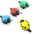 thumbnail image 2 of Funny Cartoon Lady Beetle Ladybug Shaped Bike Cycling Handlebar Ring Sound Bell Horn (Blue), 2 of 5