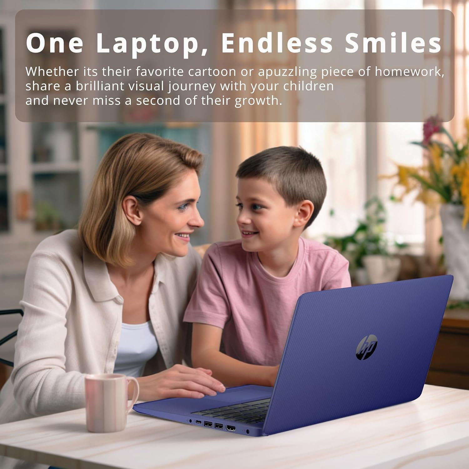 HP Premium 14" Stream HD Laptop, Intel Celeron N4120 Processor, 4GB RAM, 64GB eMMC, Webcam, Intel UHD Graphics, 1 Year Office, Bluetooth, WiFi, HDMI, Windows 11 S, 32GB Hotface USB Card