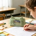 thumbnail image 4 of Large Capacity Pencil Case, 3D Cat Pen Bag Pencil Pouch Organizer For Office, College, 4 of 5