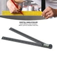 thumbnail image 4 of Electronic Angle Ruler, 180mAh Battery Digital Display Protractor 0-360 0-300mm Metric Inch Scales  For Woodworking Projects, 4 of 8
