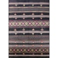 thumbnail image 1 of Ahgly Company Machine Washable Indoor Rectangle Industrial Modern Rosy Pink Area Rugs, 3' x 5', 1 of 7