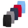 thumbnail image 5 of Hanes Cool DRI Men's Shorts Pack, 5-Pack, Moisture Wicking, Odor Protection, 7" Light Blue/Deep Red/Navy/Graphite/Black 2XL, 5 of 6