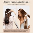 thumbnail image 4 of Plancha de Cabello Portátil 2 en 1 con Iones de Cerámica, Plancha para Cabello con Cubierta de Tela, Plancha Alisadora de 1 pulgada, Color Blanco, 4 of 7
