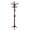 Rosewood Tri-legged Base, variant on Coat Rack Freestanding, Hall Tree with 14 Hooks, Heavy Duty Wooden Coat Tree Stand, Adjustable Height, Sturdy Base for Bedroom Hallway Office - Load 300lbs