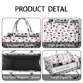 thumbnail image 4 of Large Capacity Tote Bag,White Cow Bow Cloud Pattern Handbag Fashion Luxury Tote Bag,15.7"x13"x 5.1" Inches,Laptop Compatible, 4 of 6