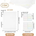 thumbnail image 6 of 15Sheets Letter Poly Tab Dividers 11Holes Binder Index Page Divider for Discbound Notebooks, 6 of 7