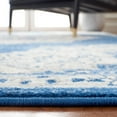thumbnail image 4 of SAFAVIEH Brentwood Dimitri Floral Bordered Area Rug, 5'3" x 7'6", Navy/Grey, 4 of 8
