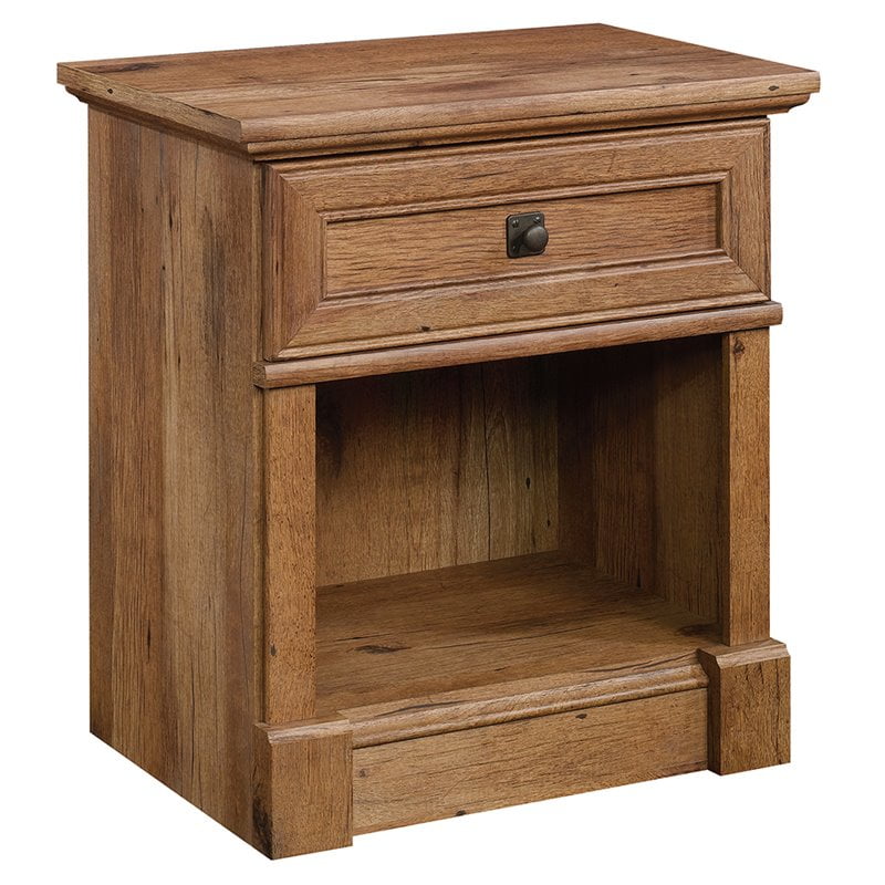 Pemberly Row 1 Drawer Nightstand in Vintage Oak