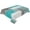 Aqua, variant on Square/Round Table Cloths 42x42inch,Abstract Texture Teal Party Tablecloth Cotton Linens Table Covers for Kitchen Dinning Wedding Decoration,Stain/Wrinkle Resistant,Washable,Oil Painting Art