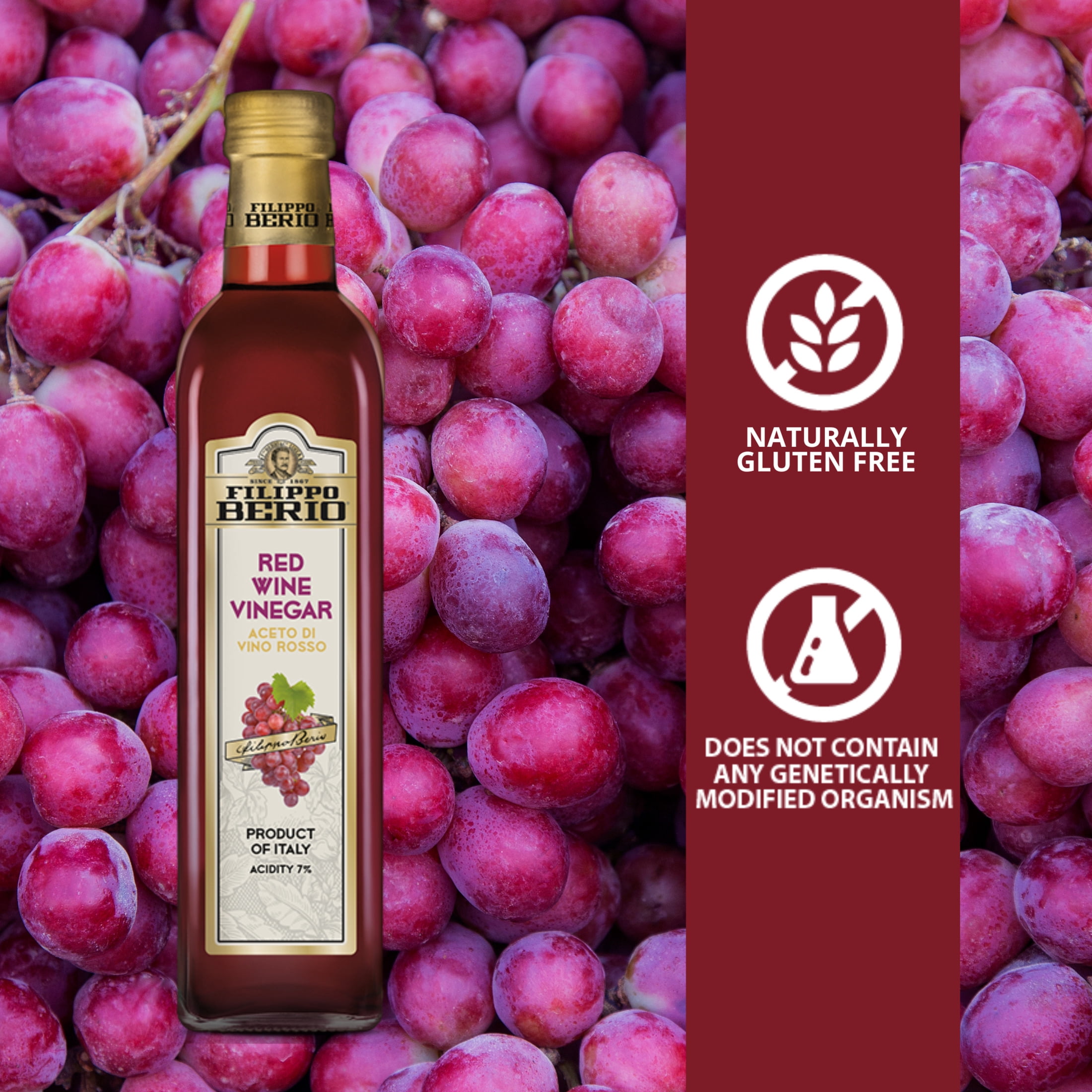 Filippo Berio® Red Wine Vinegar 16.9 fl. oz. Bottle