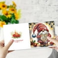thumbnail image 4 of 6 Packs 5D Diamond DIY Painting Christmas Cards Kits for Adults Christmas Tree Elk Snowman Diamond Art Greeting Cards Merry Christmas Cards Art Craft Gifts for Family and Friends, 4 of 10