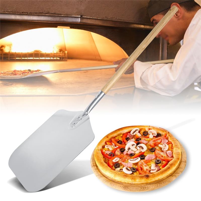EECOO 23inch Pizza Peel,Aluminum Alloy Pizza Peel Oven Restaurant