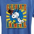 thumbnail image 3 of Peanuts - Snoopy Celebrate Karneval - Women's Short Sleeve Graphic T-Shirt, 3 of 6