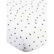 Modern Moments By Gerber Baby & Toddler Boy Ultra Soft Playard Sheet, Black Triangles