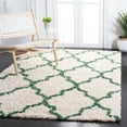thumbnail image 2 of SAFAVIEH Venus Shag Waverly Trellis Area Rug, Ivory/Green, 5'3" x 7'6", 2 of 8