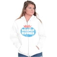thumbnail image 3 of Dubble Bubble Vintage Double Unisex Plus Size Zip Hoodie Brisco Brands 5X, 3 of 5