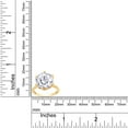thumbnail image 4 of 4.5 CT Six Prong 11 mm Lab Created Moissanite Diamond Solitaire Engagement Ring for Women in 14k Yellow Gold Plated 925 Sterling Silver Gift for Wedding, Engagement & Anniversary Certificate D-E, VVS1, 4 of 6