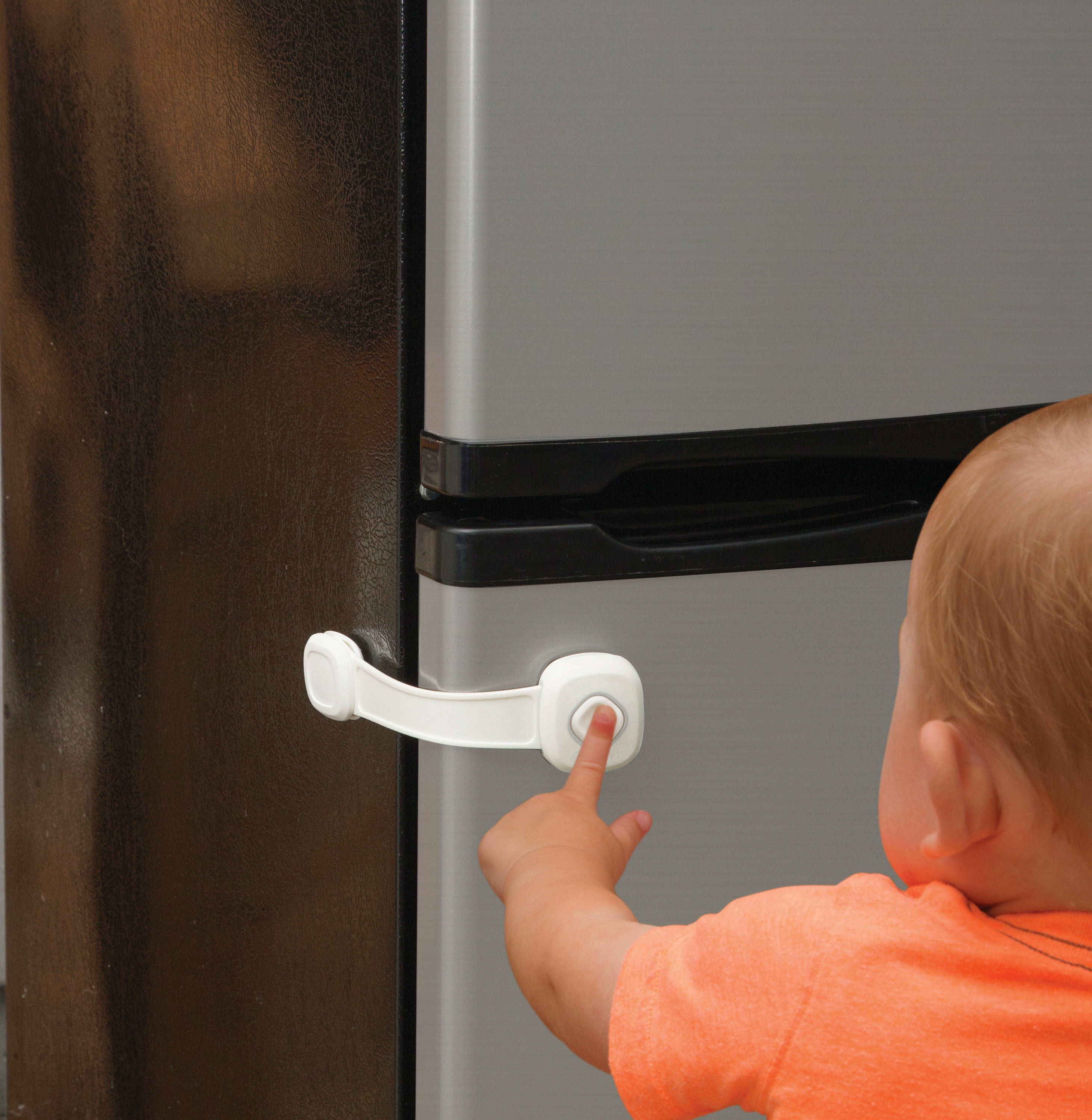 (2 pack) Safety 1st Outsmart Multi Use Lock, White, Toddler