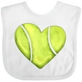 thumbnail image 3 of Inktastic Tennis Ball in Heart Boys or Girls Baby Bib, 3 of 4