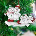 thumbnail image 4 of Decoraciones Navideñas Personalizadas para El Hogar Xihbxyly Muñeco de Nieve Arreglos Navideños Colgantes, 4 of 7