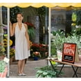 thumbnail image 4 of A-Frame Open/Closed Sign w Chalkboard Rustic Easy to Mount Informative Business Store Restaurant Bar Double Sided, 4 of 4