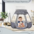 thumbnail image 4 of Piscina de bolas Wilhunter Baby con 50 pelotas y tienda de campaña de 109 x 90 cm para interiores y exteriores, 4 of 8