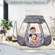 thumbnail image 4 of Piscina de bolas Wilhunter Baby con 50 pelotas y tienda de campaña de 109 x 90 cm para interiores y exteriores, 4 of 8