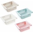 thumbnail image 1 of Cajones para refrigerador, caja de almacenamiento para refrigerador, caja de almacenamiento para refrigerador, organizador, soporte expandible para estante de refrigerador (paquete de 4)-, 1 of 5