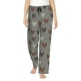 thumbnail image 2 of Goofa Rooster Printed Soft Pajama Pants for Women, Wide Leg Comfy Casual Lounge Yoga Pants-, 2 of 9