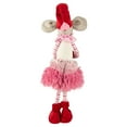 thumbnail image 5 of Northlight 20" Standing Plush Girl Mouse Valentine's Day Figure, 5 of 5