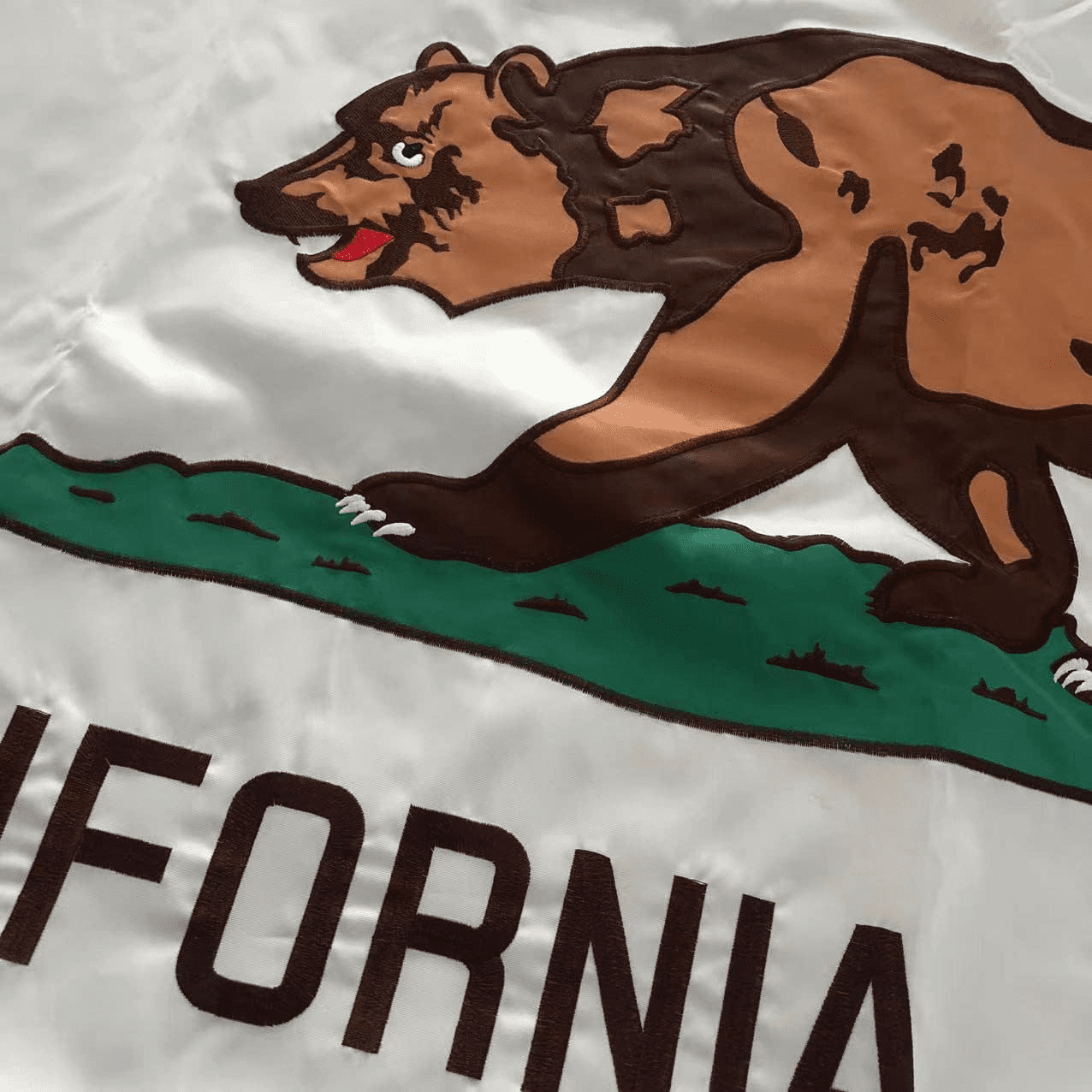 California Republic State Flag 3x2 Outdoor Double Sided California Bear Flags CA State Flag State of California Flags Polyester with 2 Brass Grommets Decor for Indoor Outside Wall Room