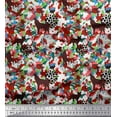thumbnail image 1 of Soimoi Crepe Silk Fabric Dot,Camouflage Texture & Wolf Animal Printed Fabric 1 Yard 42 Inch Wide, 1 of 1