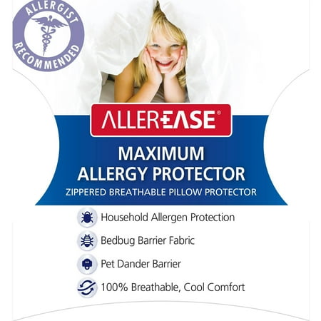 pillow cover maximum s/q allerease Maximum Pillow S/Q Walmart.com  AllerEase  Cover
