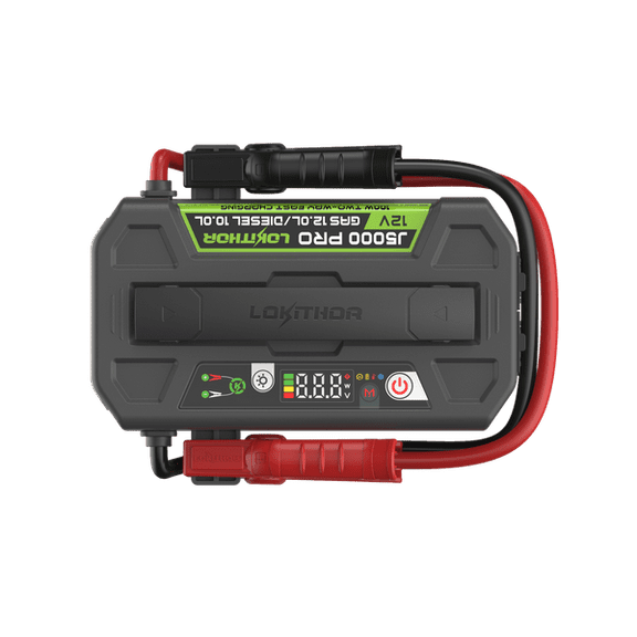 LOKITHOR J5000 PRO Jump Starter with LiFePO4 Heavy Duty 5000Amp
