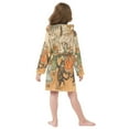 thumbnail image 7 of FORMRS Niños Bathrobe Unisex Hooded Robe Soft Plush Pajamas Sleepwear, Size 7-9T, Cats in Party, 7 of 7