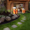 thumbnail image 3 of Outdoor Hanging Solar Lanterns, Solar Powered LED Cardinal Lights, Waterproof Garden Light with Red Bird Pattern Table Patio Yard Pathway Decor, 3 of 7