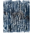 thumbnail image 3 of Vess, June Erica 20x24 Black Modern Framed Museum Art Print Titled - Indigo Ink Motif III, 3 of 5