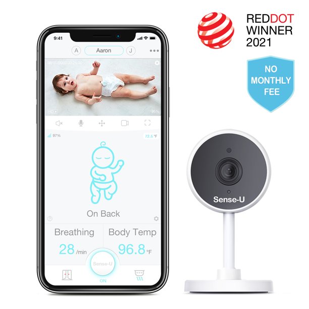 Sense U Video Baby Monitor With 1080p Hd Camera 2 Way Audio Night Vision Background Audio Motion Detection No Monthly Fee Walmart Com Sense U Video Baby Monitor With 1080p Hd Camera 2 Way Audio Night Vision Background Audio Motion Detection No Monthly Fee Walmart Com