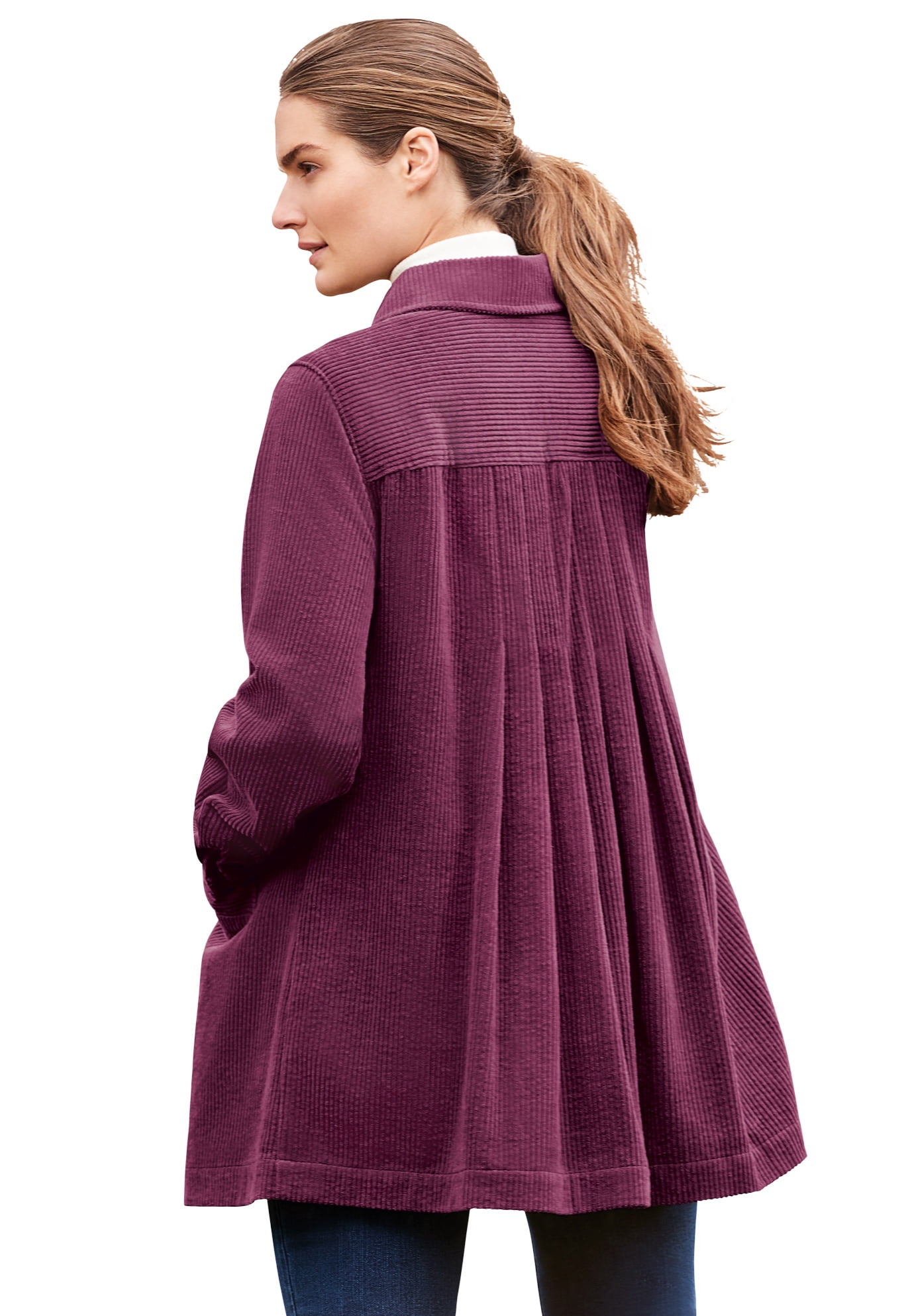 Woman Within Women's Plus Size Pleat 