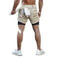 thumbnail image 4 of Liacowi Men Athletic Shorts, Elastic Waistband Pants with Pocket, 4 of 5