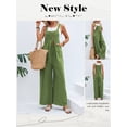 thumbnail image 5 of STARVNC Women Sleeveless Mid Waisted Wide Leg With Pockets Jumpsuit, 5 of 5