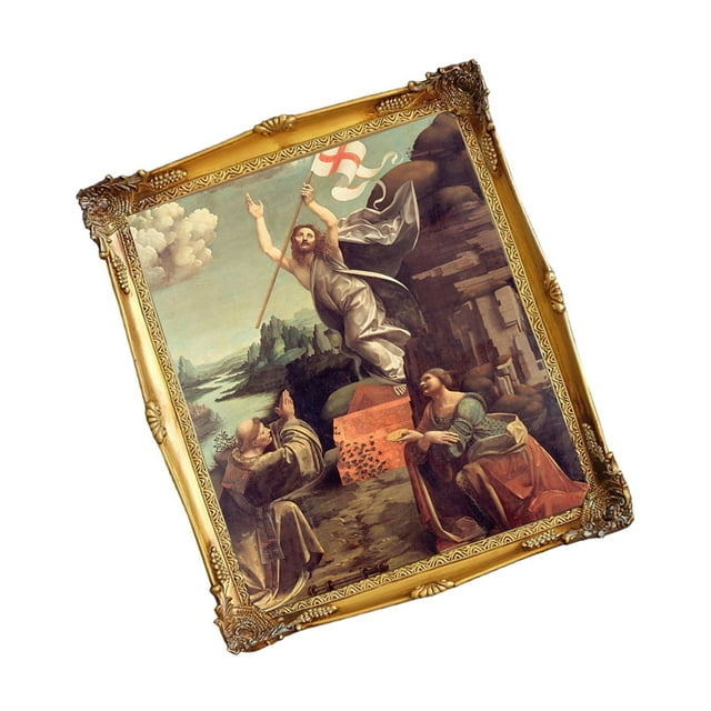fastboy Vintage Gold Rectangle Polyresin Picture Display Frame Retro Gold 29 x 33.5cm 1Set